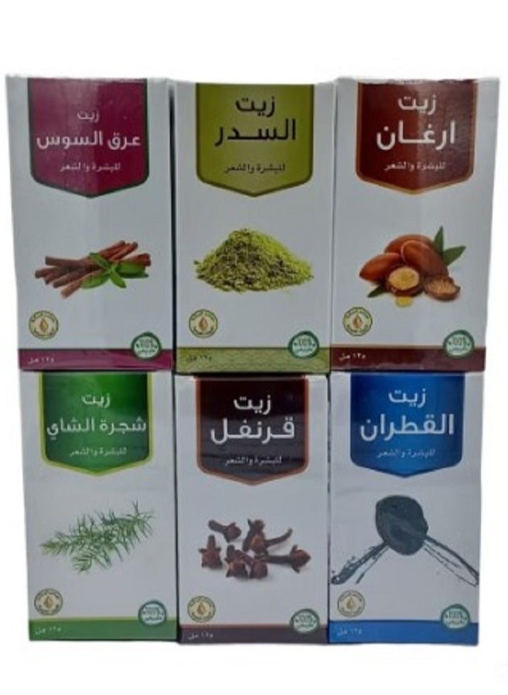 بركة مجموعة زيت البركة للبشرة والشعر 6 × 125مل  - Image 2