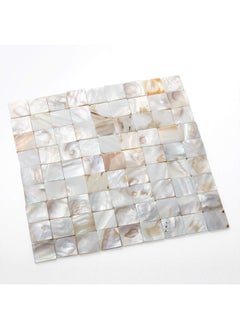 350 Pieces Mosaic Tiles Mother Of Pearl Mosaic Tiles Shell Tiles Square White Mosaic Pieces For Home Decoration Diy Crafts Mosaic Tile Projects - pzsku/ZCAF458C6380A8DCA1731Z/45/_/1720440114/06ad853a-0c33-4cb8-8afd-355329a797dc