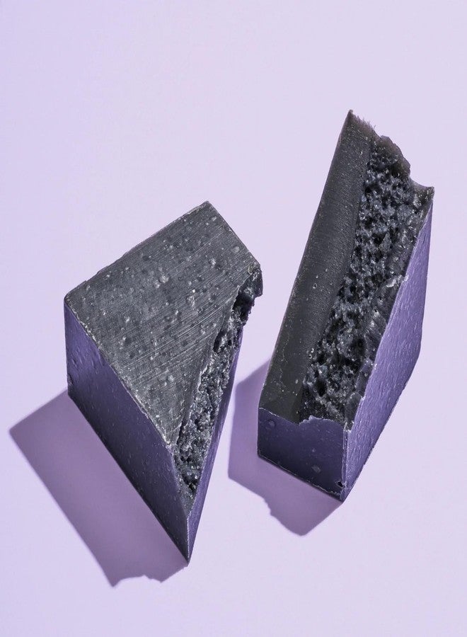 HERBIVORE Bamboo Charcoal Gentle Cleansing Bar Soap - For Face & Body, Deeply Cleanses & Exfoliates, Suitable for All Skin Types, Vegan, 4 oz (2 Pack) - Image 3