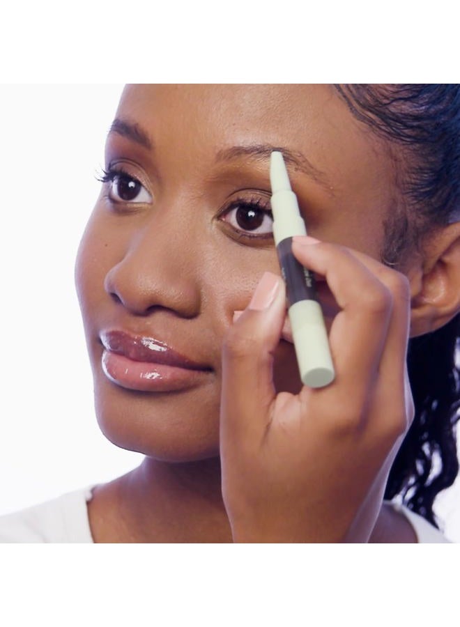 pixi Natural Brow Duo - Deep Brunette, Precision Pencil & Tinted Gel, Waterproof Brow Shaper for All-Day Hold, Paraben-Free, 0.2oz - Image 5