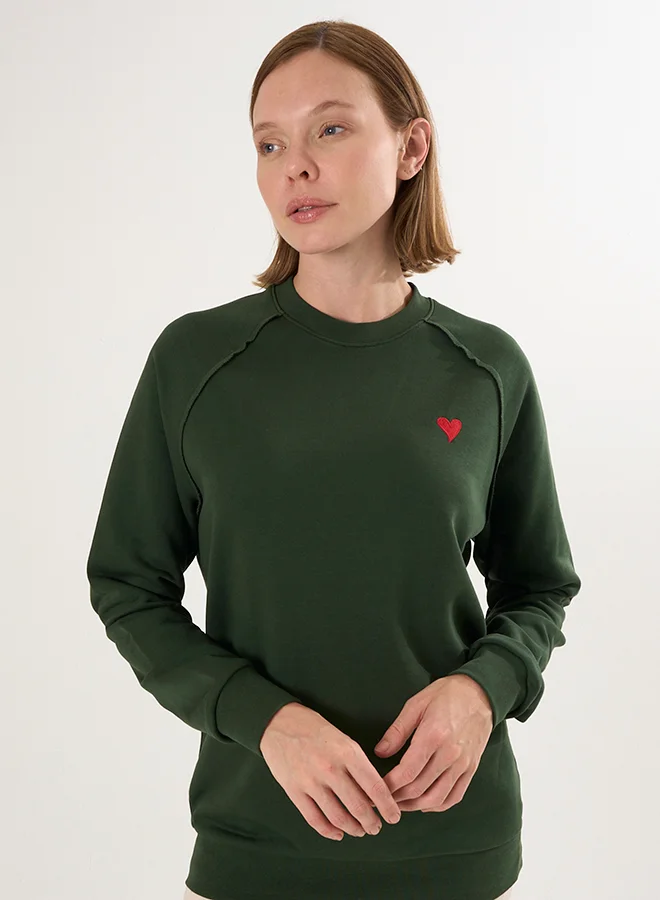 FELIX HARDY Basic Crew Neck Sweatshirt