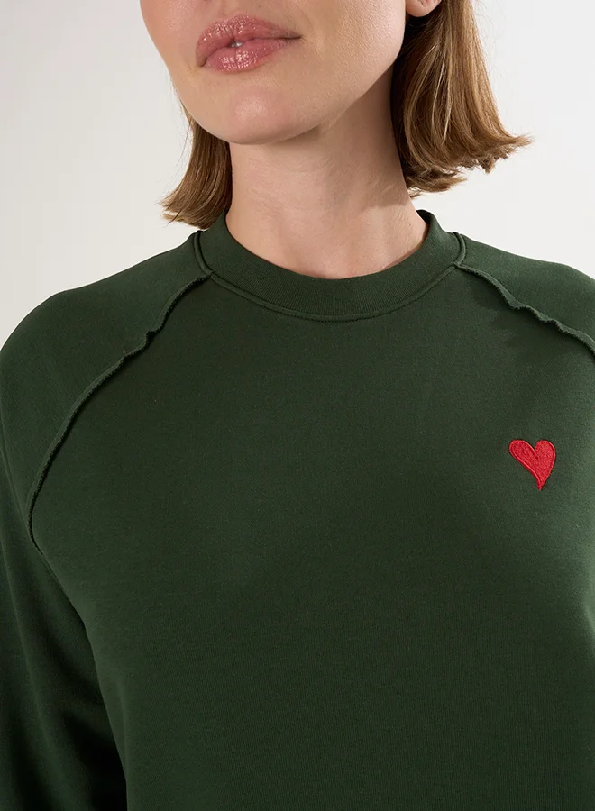 FELIX HARDY Basic Crew Neck Sweatshirt