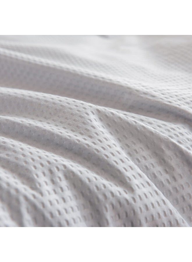 MUJI لحاف موي 10% من ألياف فول الصويا، لحاف صيفي مريح، 180x220 سم، رمادي أنيق - Image 3
