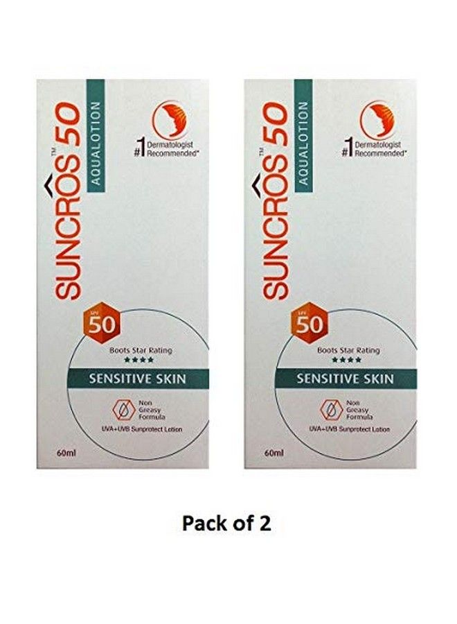 SUNCROS 50 Aqualotion Spf50 (60 Ml) (Pack Of 2) - Image 1