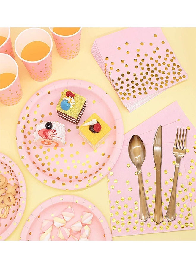 نيبمينينت 200-Piece Disposable Party Tableware Set - Image 5