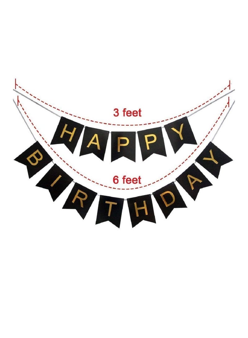 Highland Set of 41 Happy Birthday Banner and Balloons  - Image 4