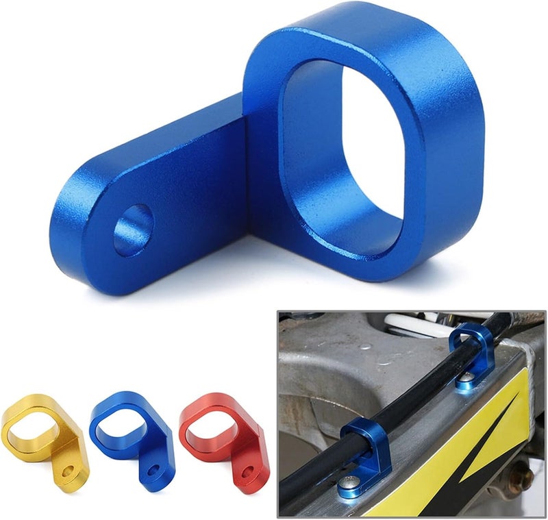 Yurefax Aluminum Motorcycle Brake Hose Clamp Set - Image 3