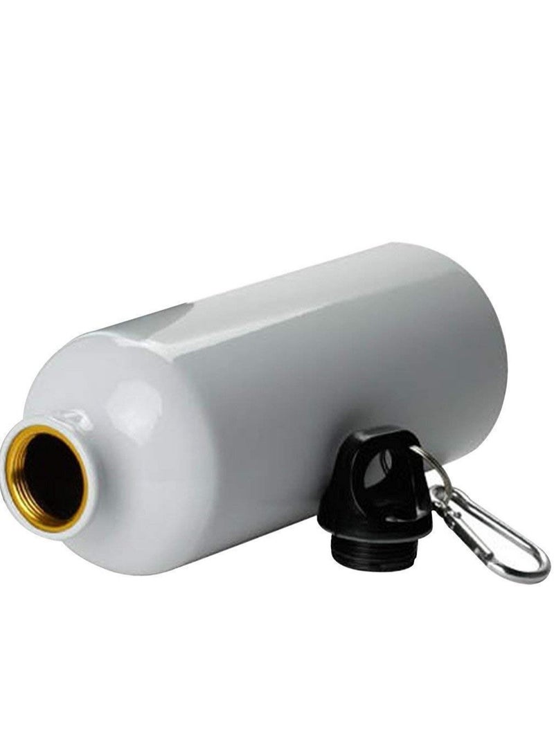 حكاية شمعة زجاجة مياه من الألومنيوم ، زجاجة شرب لكرة القدم بطبعة تصميم "شعار نادي ليفربول الانجليزي" بلون أبيض - Image 3