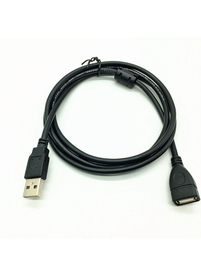Generic - Usb2.0 Extension Cord Male To Female Charger Data Cable Computer Connection Keyboard U Disk Mouse Interface Extension Cord-Color:1M - Image 1