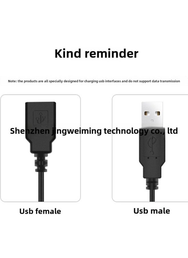 Generic - Usb2.0 Extension Cord Male To Female Charger Data Cable Computer Connection Keyboard U Disk Mouse Interface Extension Cord-Color:1M - Image 1