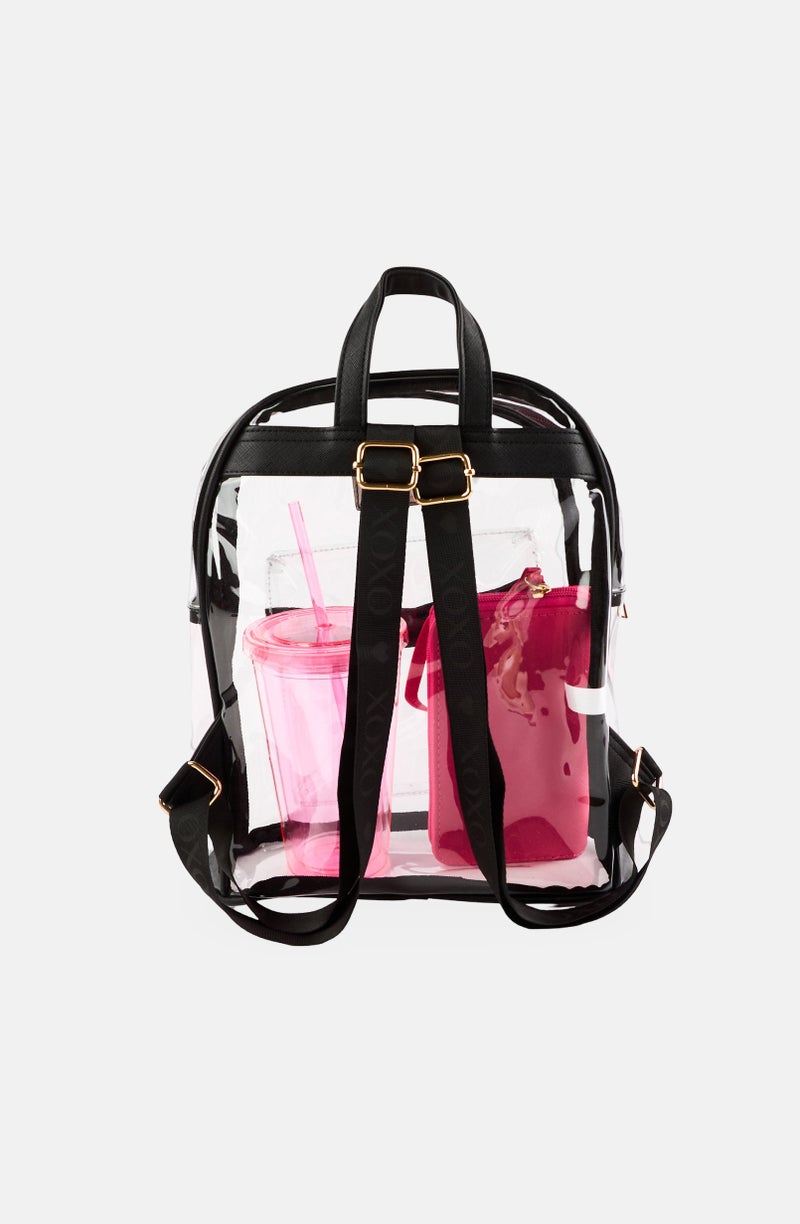 XOXO Women 3 Pieces Backpack With Pouch And Tumbler Set, Multicolor  - Image 2
