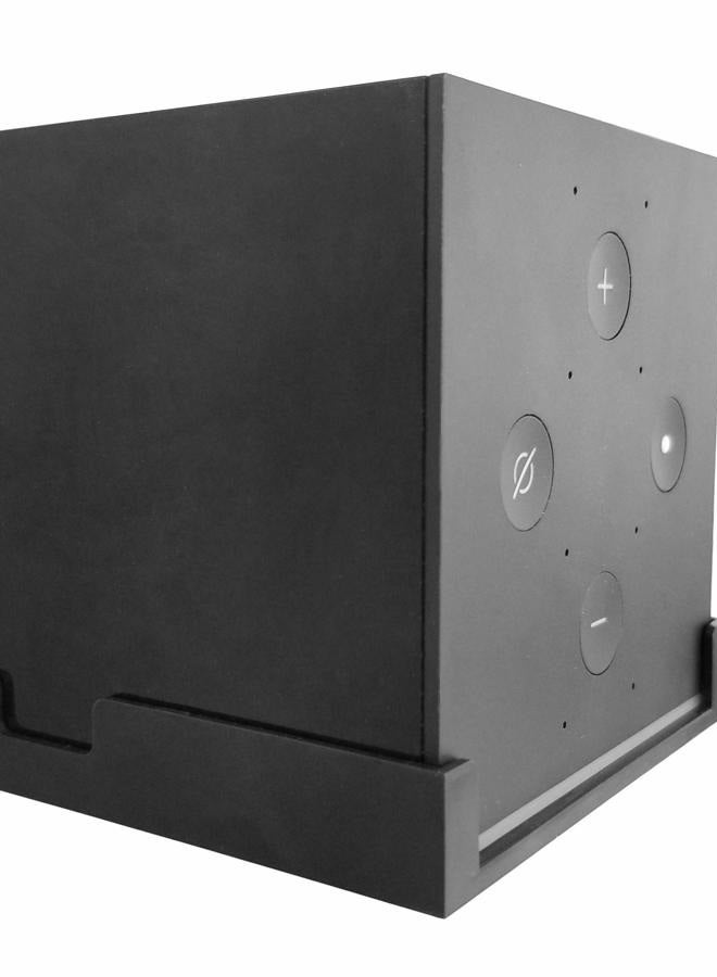 Dot Genie Easy Hanging TV Wall Mount for Cube Shaped Video Streamers and Voice Assistants Totally Hides Cords. Improves Microphone Response. Improves Visibility. Quick Install. - Image 1