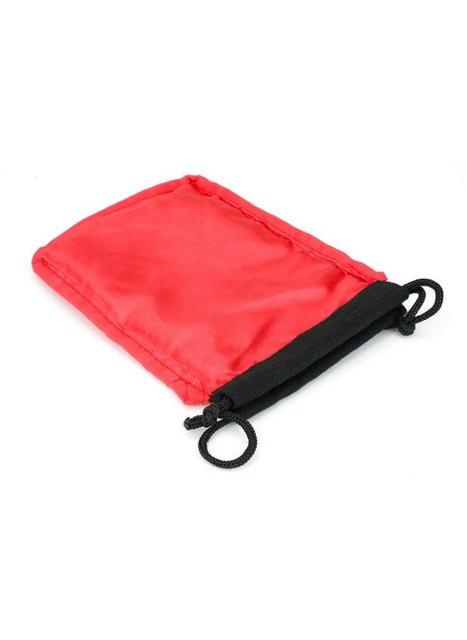Easy Roller Dice Co. Classic Large Dice Bag 5X8 Inches With Drawstring Closure And Durable Design Holds 100+ Polyhedral Dice (Red Interior)  - Image 3