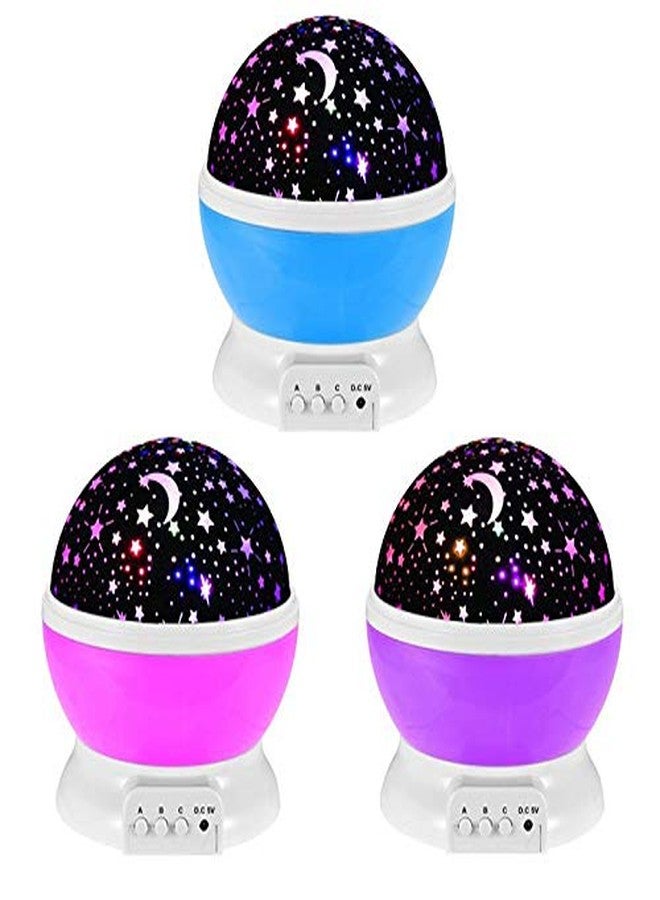 Gnanex مصباح بروجكتور ليلي LED من Gnanex Beautiful Star Moon Master Romantic Sky Star Master USB لغرفة النوم، يدور 360 درجة ويغير الألوان (متعدد الألوان 12 × 12 × 14 سم) - Image 3