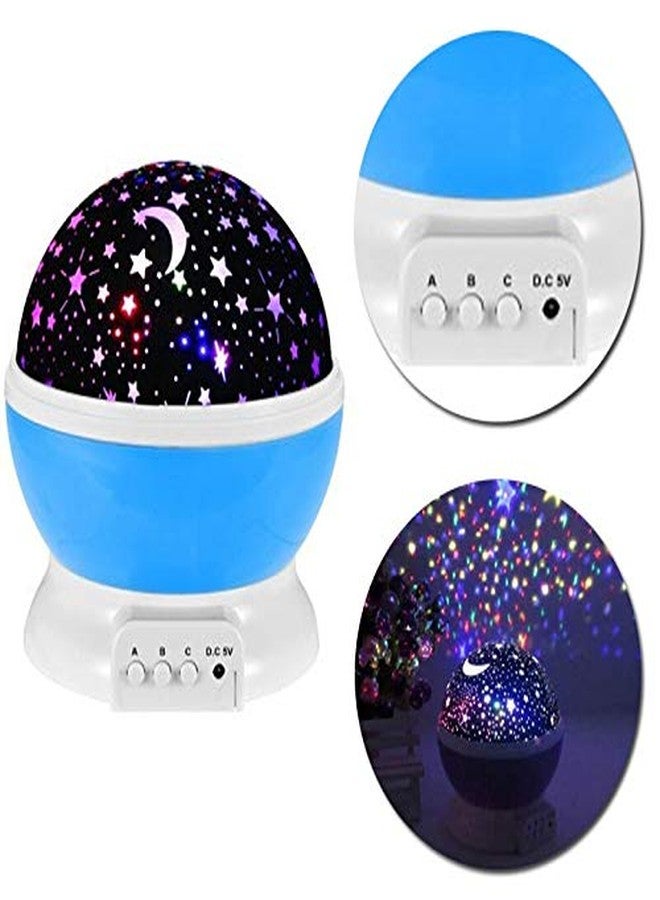 Gnanex مصباح بروجكتور ليلي LED من Gnanex Beautiful Star Moon Master Romantic Sky Star Master USB لغرفة النوم، يدور 360 درجة ويغير الألوان (متعدد الألوان 12 × 12 × 14 سم) - Image 5