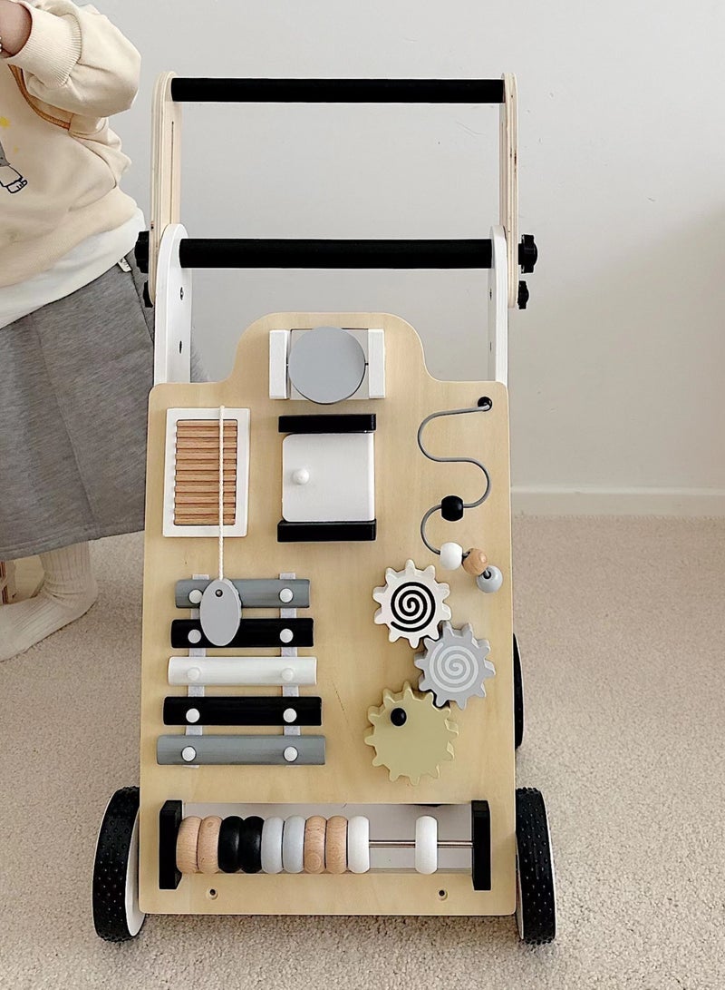 Factory Price Wooden Baby Walker & Multifunctional Activity Center - Image 1