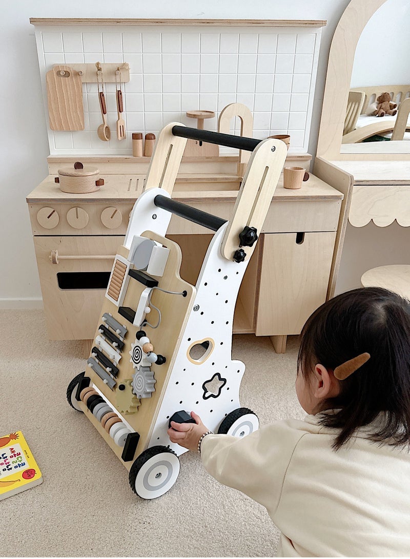 Factory Price Wooden Baby Walker & Multifunctional Activity Center - Image 3