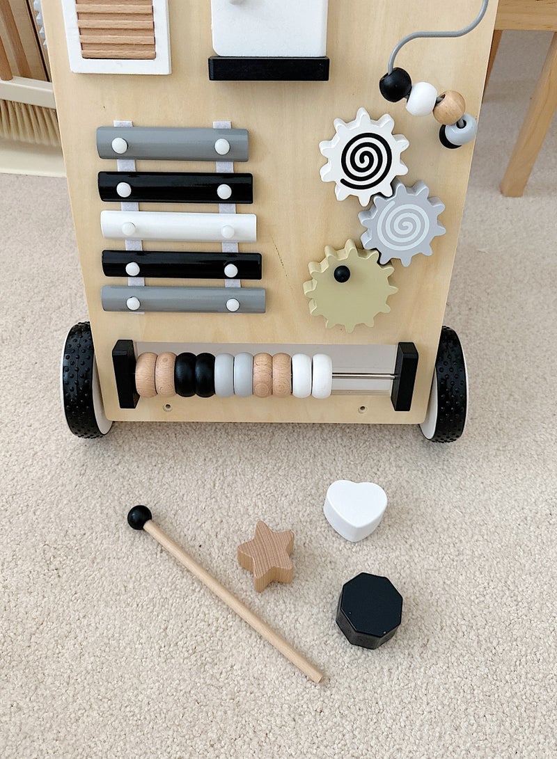 Factory Price Wooden Baby Walker & Multifunctional Activity Center - Image 5
