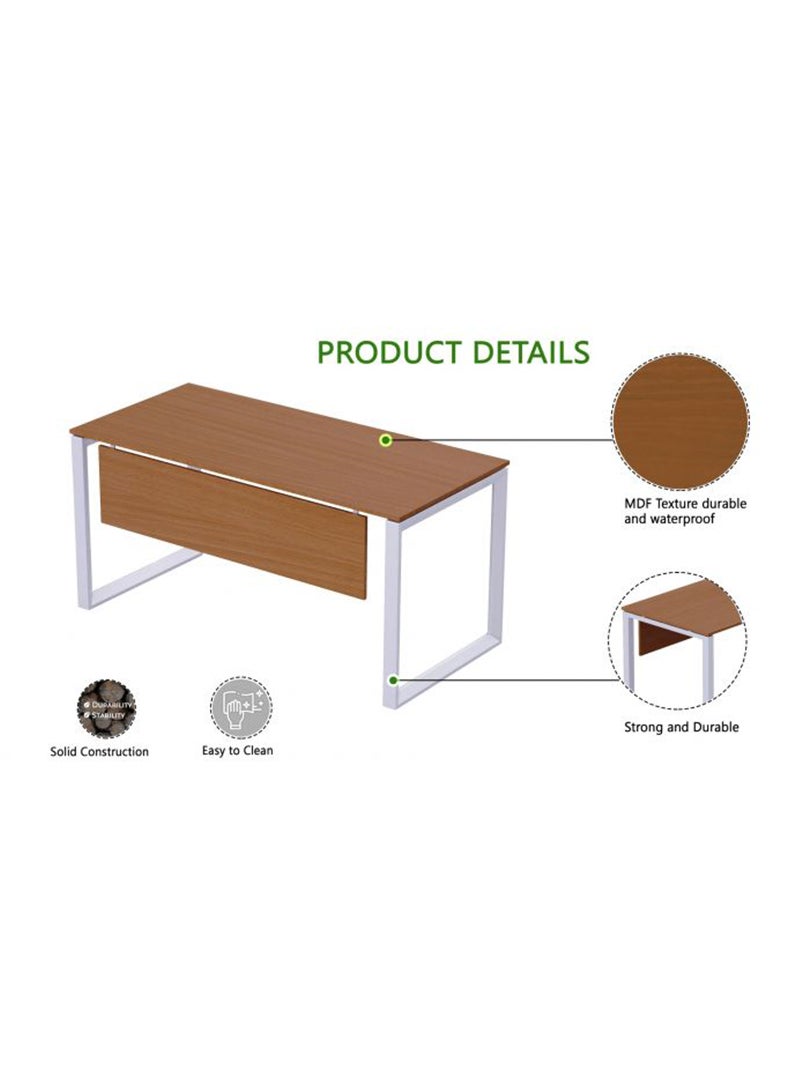 Mahmayi Mahmayi Vorm 136-16 12 Seater Light Walnut U-Shaped Conference-Meeting Table  - Image 3
