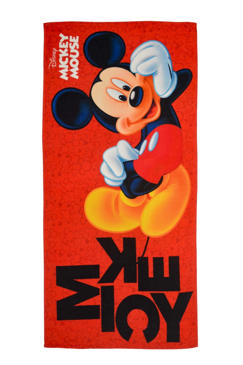 Athom Living Mickey Mouse Kids Cotton Bath Towel,Superhero Themed Soft & Absorbent Towel for Boys & Girls, 60x120cm, 350GSM - Image 3