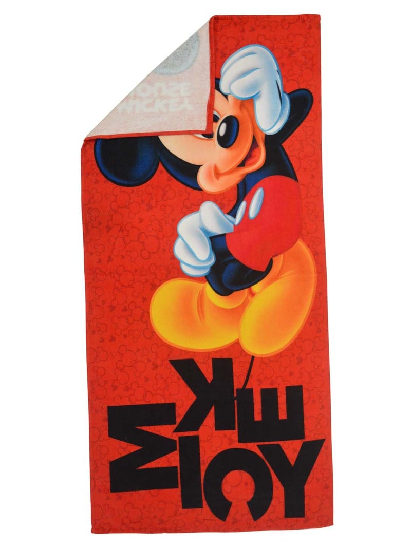 Athom Living Mickey Mouse Kids Cotton Bath Towel,Superhero Themed Soft & Absorbent Towel for Boys & Girls, 60x120cm, 350GSM - Image 4