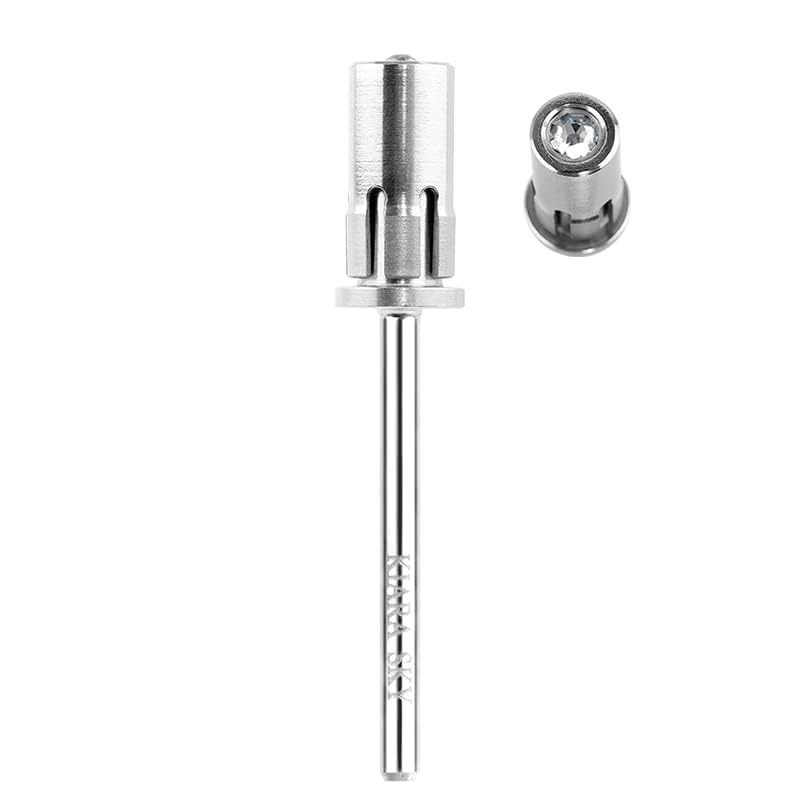 Kiara Sky Crystal Mandrel Universal Nail Drill Bit for Efile  with Safety Edge for Cuticle and Nails Care  NonCoated