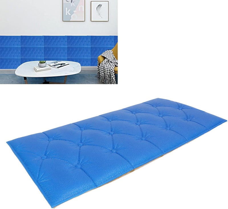 klarako 130pcs Self Adhesive Soft Pack Wall Foam Stickers, 3D Thicken Waterproof Sound Insulation Foamed Soft Package, Removable Wall Panels Decoration For Living Room Bedroom Background Wall(#2) - Image 1