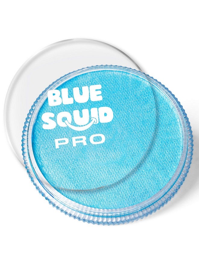 Blue Squid Pro Face Paint Classic Light Blue (30Gm) Professional Water Based Single Cake Face & Body Paint Makeup Supplies For Adults Kids Halloween Facepaint Sfx Water Activated Face Painting Non Toxic - Image 2
