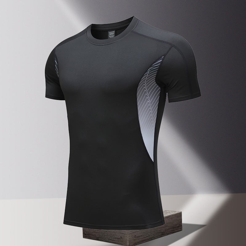 857312 Summer 2025 New Style Men'S Casual Short-Sleeved T-Shirt Fashion Sports Slim - Image 2