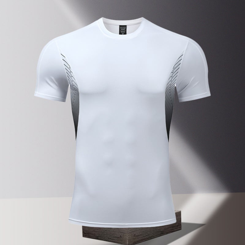 857312 Summer 2025 New Style Men'S Casual Short-Sleeved T-Shirt Fashion Sports Slim - Image 5