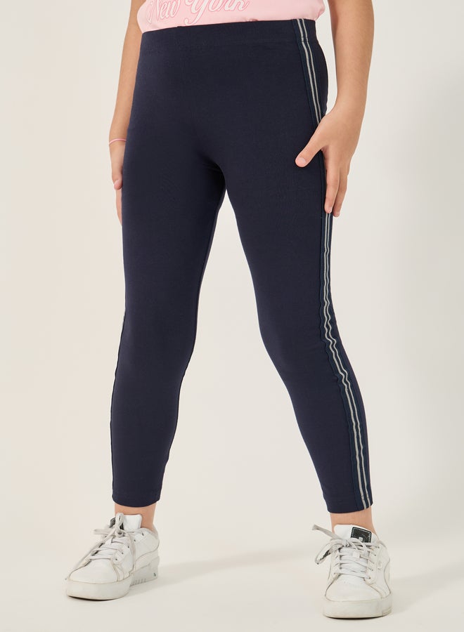 ستايلي ليجنز بطول الكاحل بشريط جانبي - Image 3