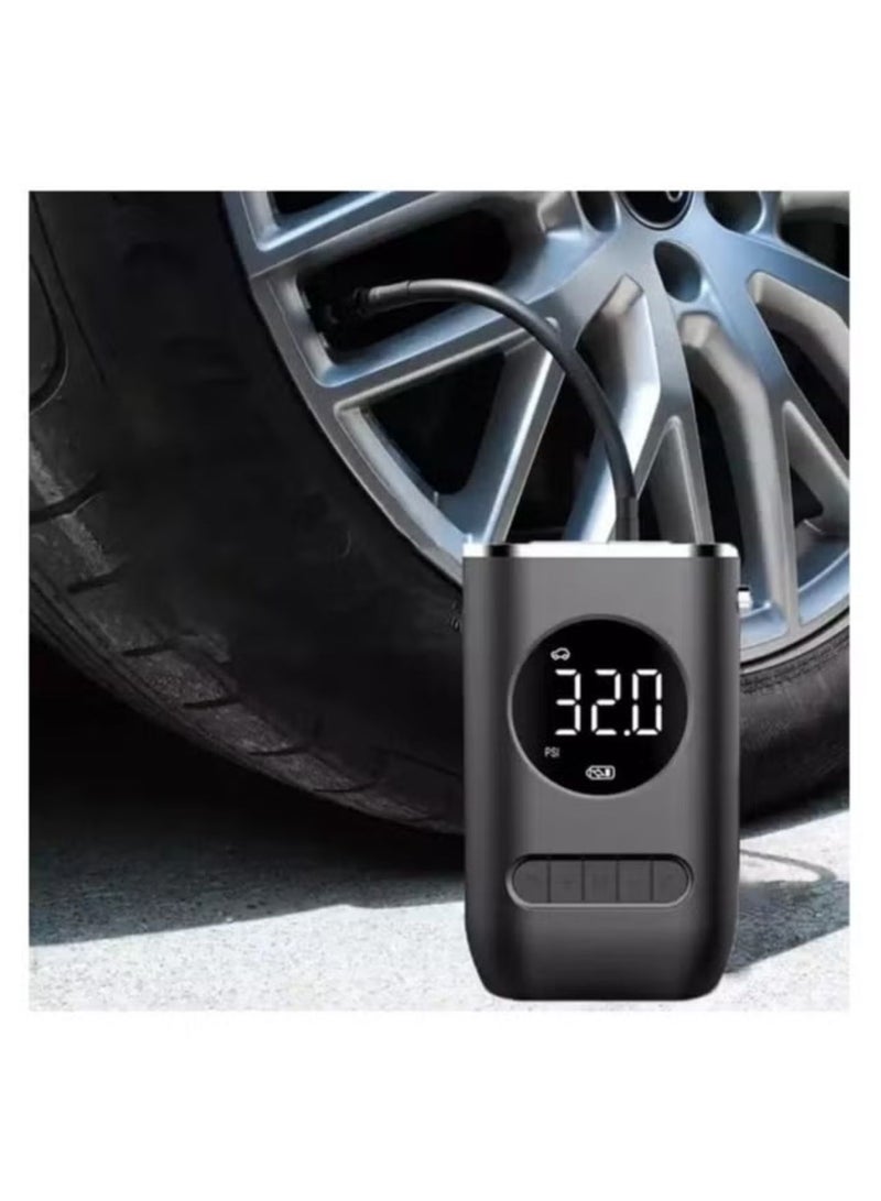 Denx Digital Car Tire Inflator Smart Wireless Electric Mini Air Compressor Digital Tire Pressure Detector for Bikes Cars | 150 PSI | 70W  - Image 5