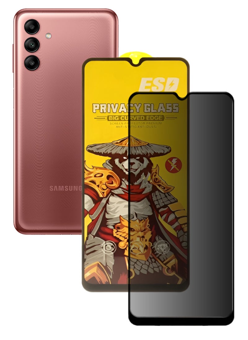 ESD Tempered Dustproof Privacy Glass Screen Protector Compatible For Samsung Galaxy A04s - Image 1