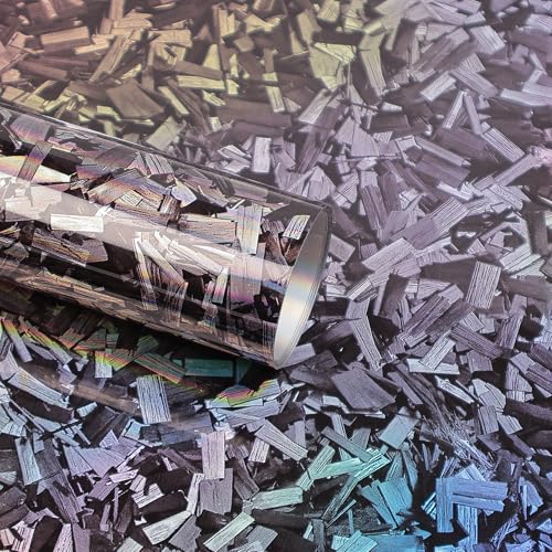 Lypumso Holographic Forged Carbon Fiber Vinyl Wraps Silver Rainbow Laser Vinyl Wraps for Cars High Gloss Exterior Interior Decorative Film Premium DIY Cast Film SelfAdhesive Stickers 1ft x 5ft - Image 1