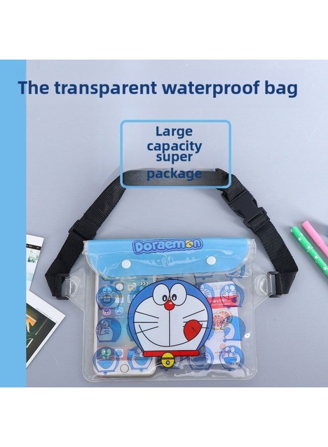 Cartoon Waterproof Bag Drifting Fully Closed Waterproof Mobile Phone Bag Crossbody Waterproof Bag Mobile Phone Transparent Waterproof Bag Diving-Color:Great Value Special Offer/xiong Ben Bear] Buy One Get One Free 2 Large Size