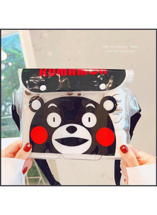 Cartoon Waterproof Bag Drifting Fully Closed Waterproof Mobile Phone Bag Crossbody Waterproof Bag Mobile Phone Transparent Waterproof Bag Diving-Color:Great Value Special Offer/xiong Ben Bear] Buy One Get One Free 2 Large Size