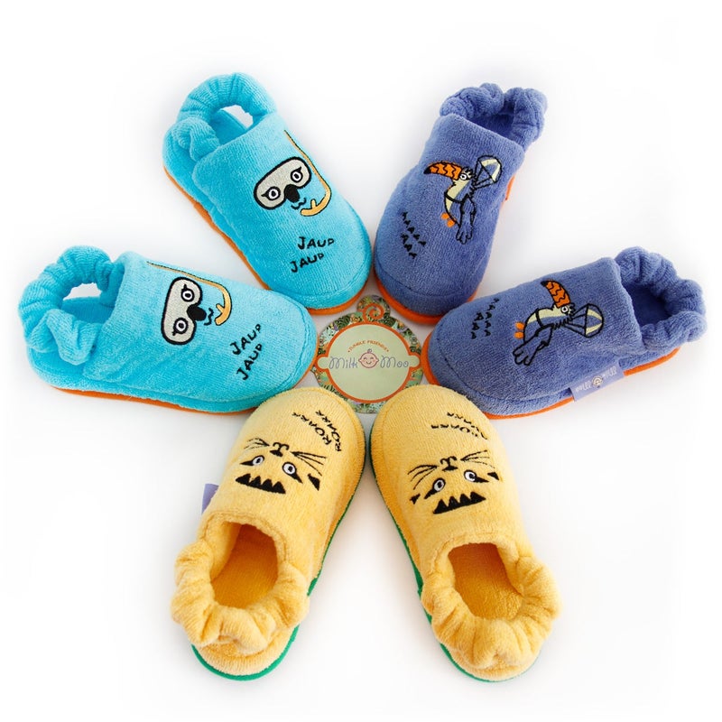 Kids Slippers, 20cm 100% Cotton, Kids Indoor Slippers, Non-Slip Soft Sole, Slip-On Lightweight, Breathable, Ideal for Home, Bath, Indoor Use, Cool Coala Design, For Boys and Girls, 5-6 Years Old - Image 5