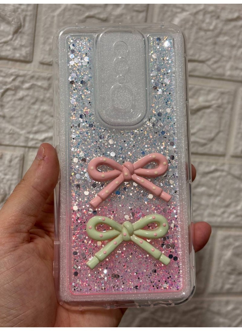 غطاء خلفي مع فيونكة متوافق مع هاتف OPPO F11 - Image 1