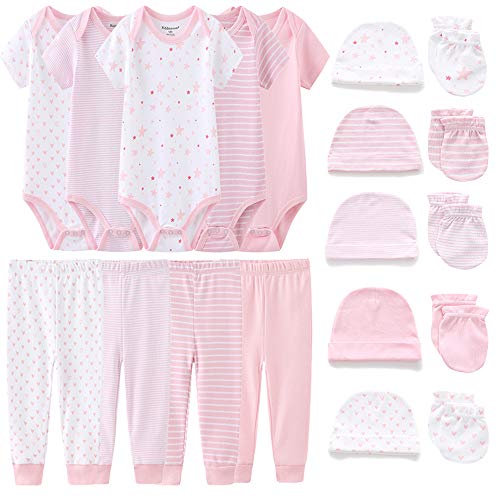 Kiddiezoom Unisex Baby Layette Essentials Giftset Clothing Set 19-Piece For Newborn Baby - Image 1