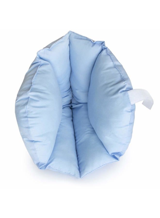 DMI وسادة واقية لكعب القدم لتخفيف الضغط عن القرح والقرحات، وسادة للقدم، مؤهلة لـ FSA HSA، قابلة للتعديل في الحجم، زرقاء، بيضاء، تباع كمجموعة من 2 - Image 5