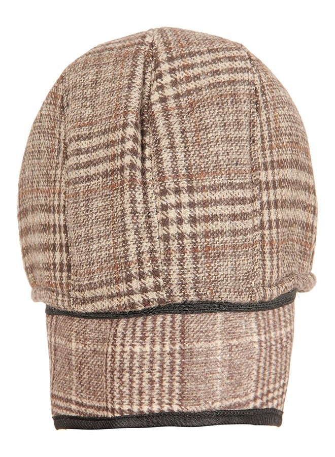 CLOTHERA قبعة فيدورا/تريلبي صيفية أنيقة من القش للرجال من كلوثيرا (قبعة جولف بنية اللون) - Image 4