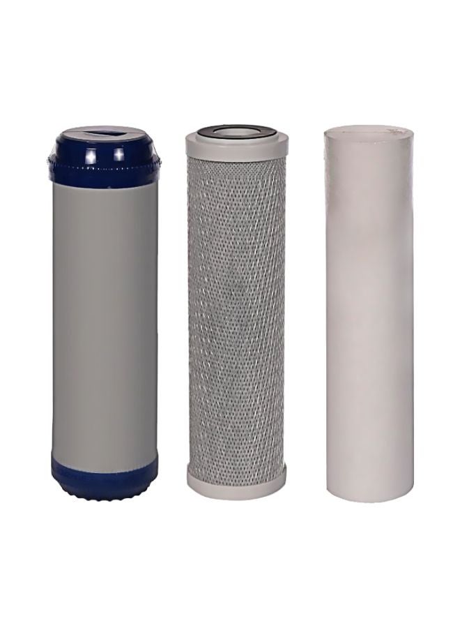 NIBEMINENT 3-Piece Water Filter Cartridge Grey - Image 1