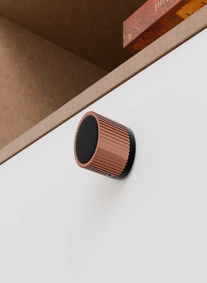 LAPO 3 Piece Drawer Knobs for Home & Office - Durable and Elegant Aluminum Door Knob for Cabinets, Cupboards & Dressers (PVD Rose Gold Finish) - Image 3