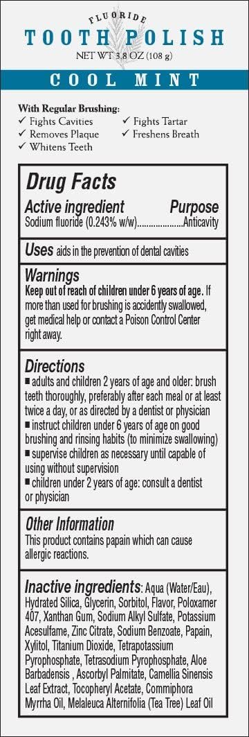 Melaleuca Whitening Tooth Polish Paste with Fluoride 38oz Cool Mint - Image 2
