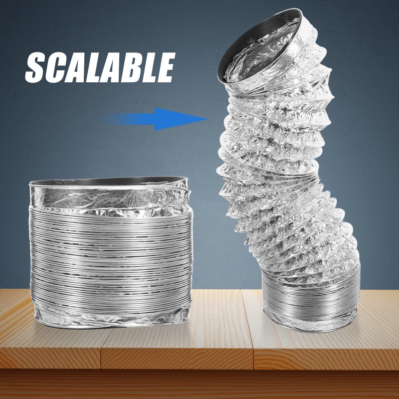 Flexible Exhaust Hose for Kitchen Hood, Lightweight and Durable, Ideal for Ventilation - Image 3