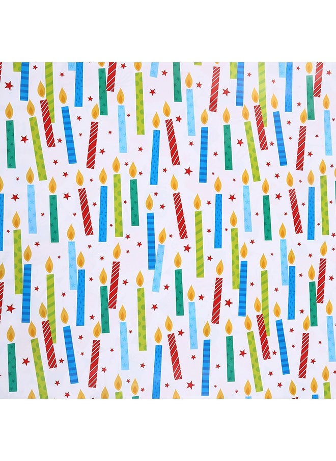 Zeemey 15 Sheets Gift Wrapping Paper With Accessories,Holiday Gift Wrapping Paper,Birthday Gift Box Gift Wrapping DIY, Gift Wrapping Paper for Birthday, Holiday, Wedding, Party,Kids Gift Wrapping (70cmX50cm)  - Image 3