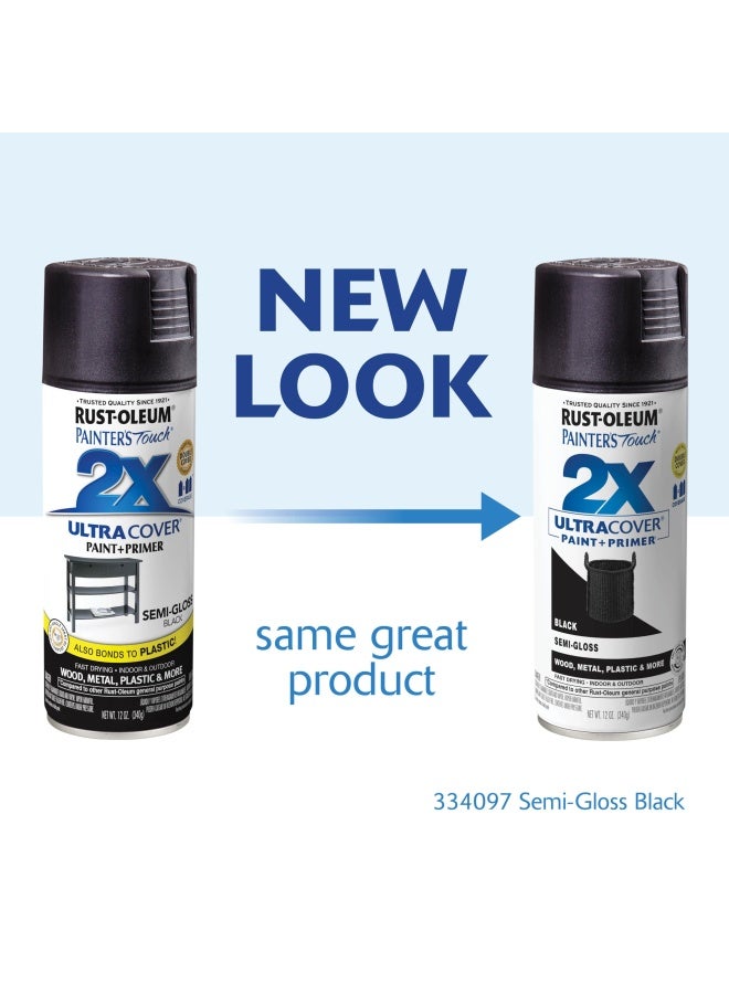 RUST-OLEUM Ptouch 2X Sspr 6Pk Semi-Gloss Black 249061 - Image 2