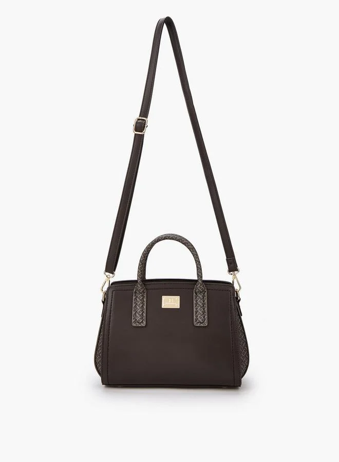 فلورا بيلا من شو إكسبرس حقيبة يد بطبعة شعار مع حزام قابل للفصل