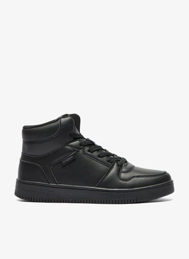 Kappa Womens Solid High Top Sneakers with Lace Up Closure - Image 1