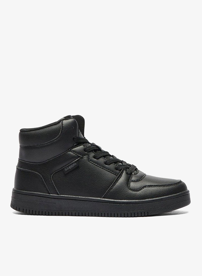 Kappa Womens Solid High Top Sneakers with Lace Up Closure - Image 3